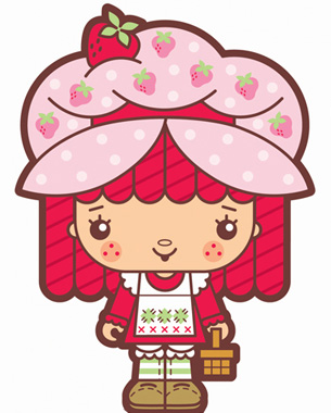 My take on Strawberry Shortcake 'ala Sanrio style.