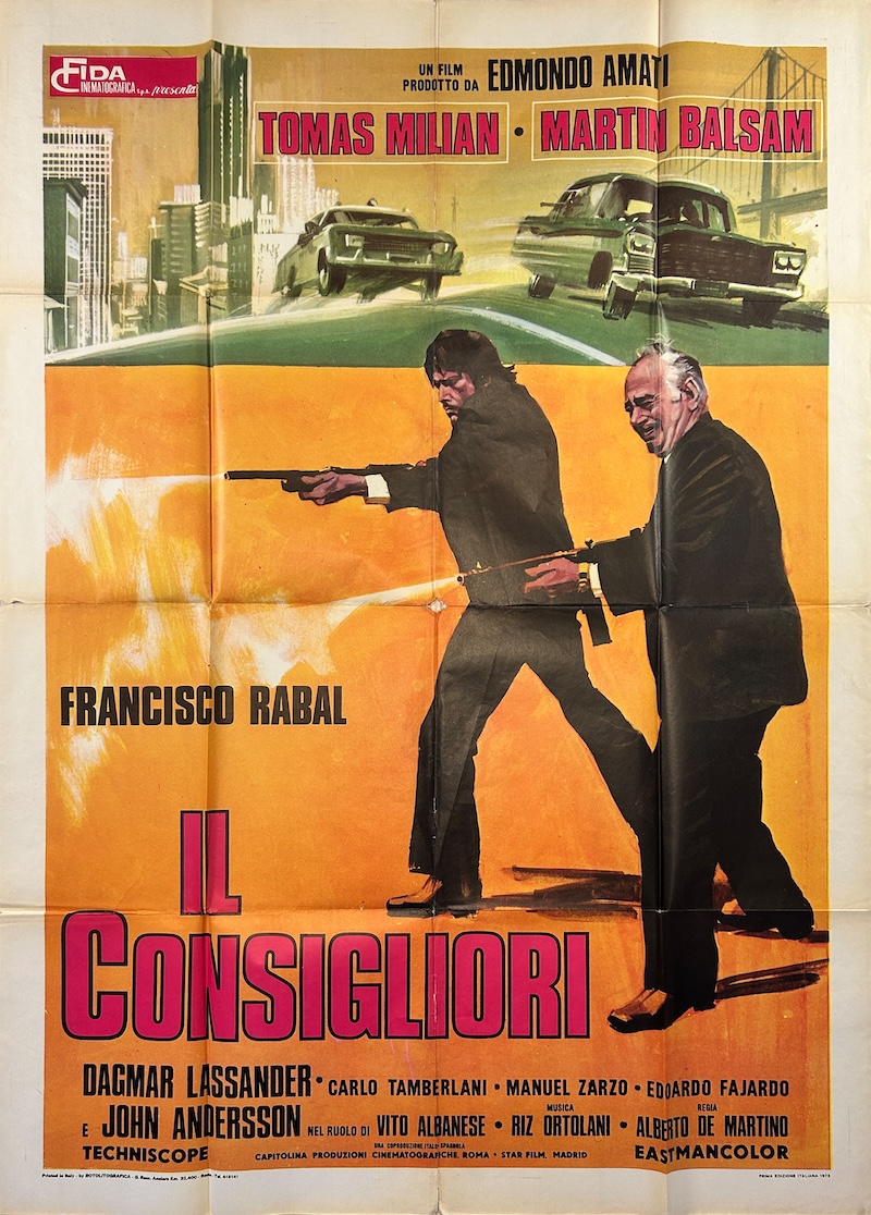 Counselor at Crime 1973 Italian 2 Foglio