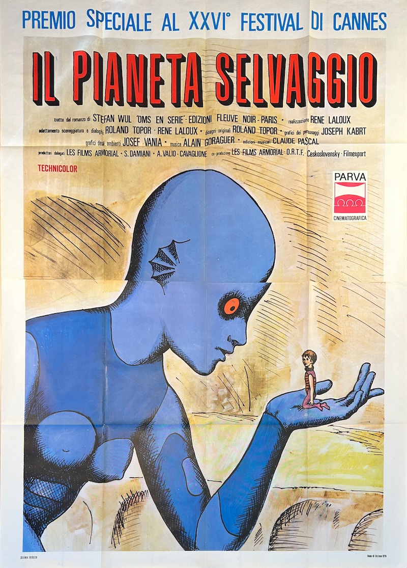 Fantastic Planet 1973 Italian 4 Fogli