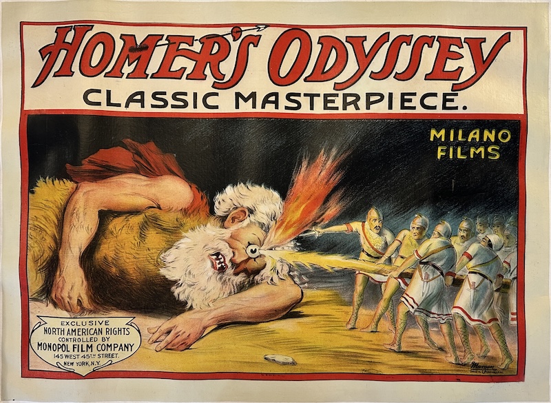 Homers Odyssey 1912 US Half-Sheet Poster