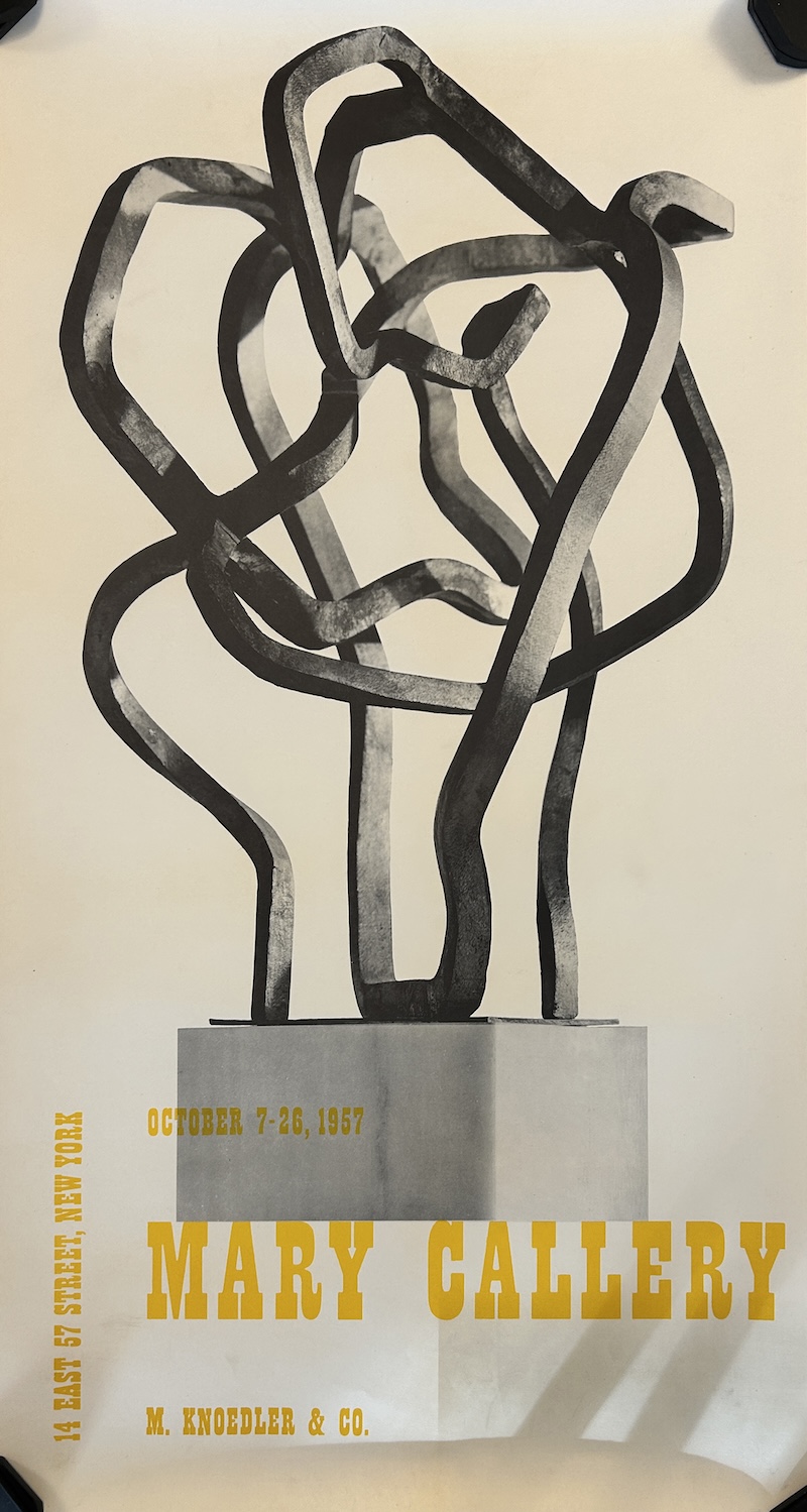 Mary Callery 1959 Exhibition Poster