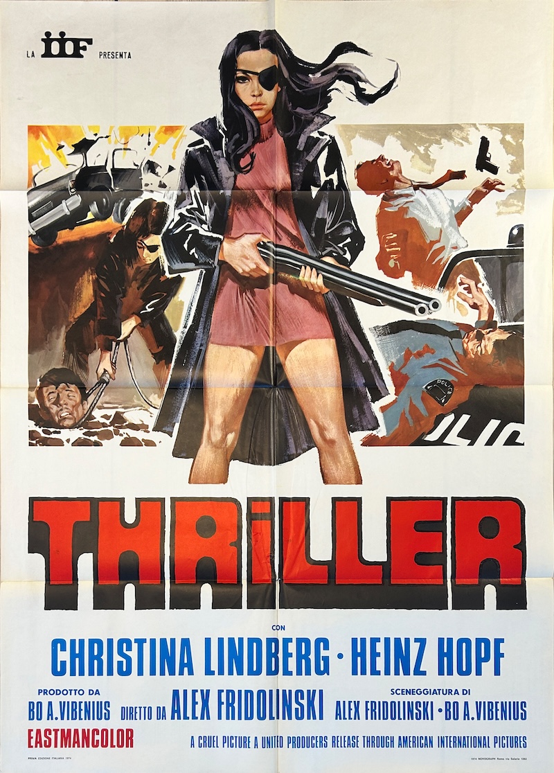Thriller 1973 Italian 2 Fogli