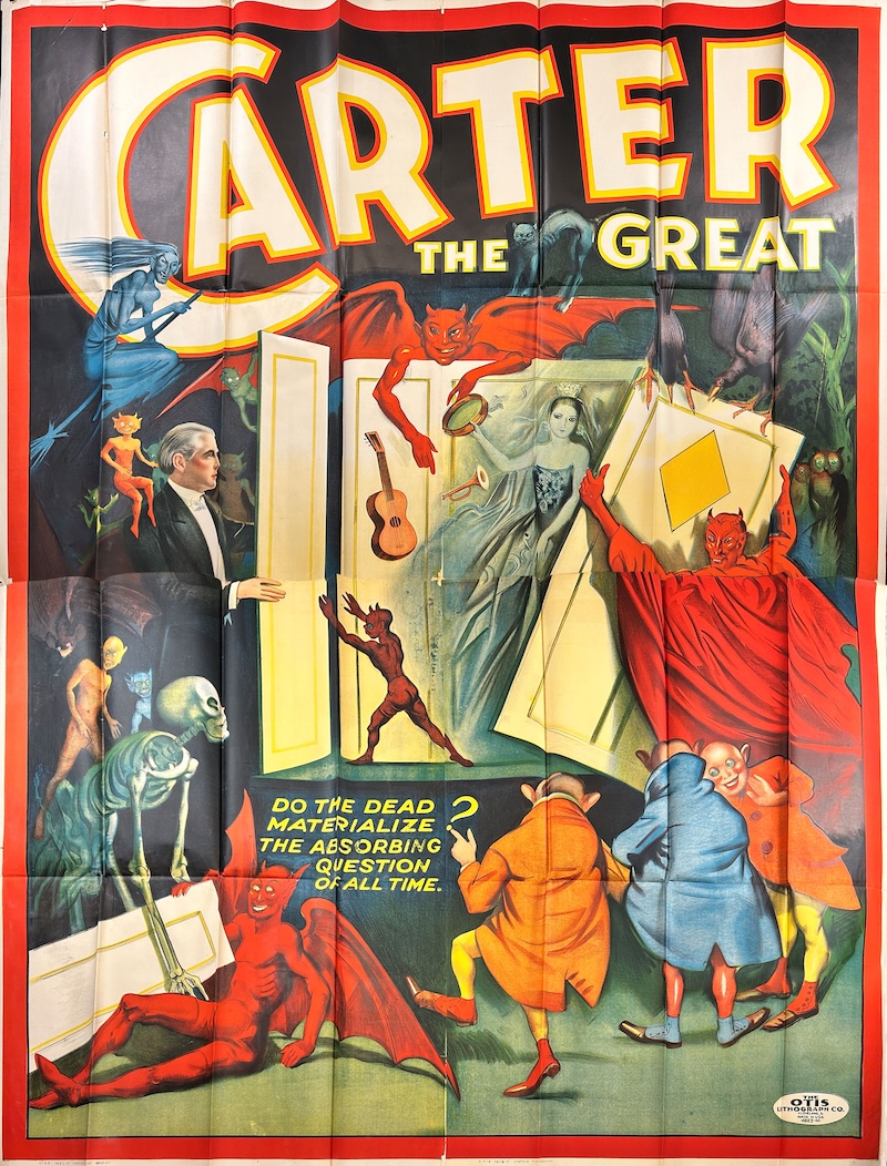 Carter the Great 1926 8 Sheet Billboard