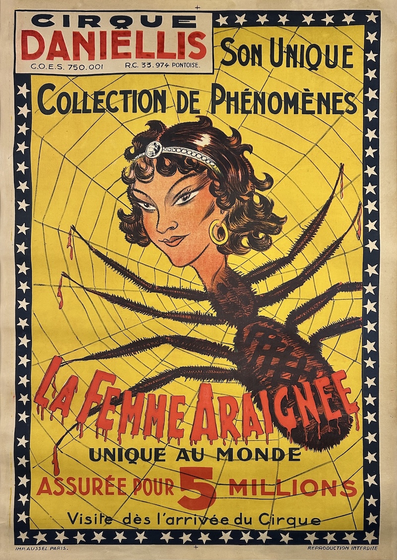The Spider Woman French Poster Circa 1937