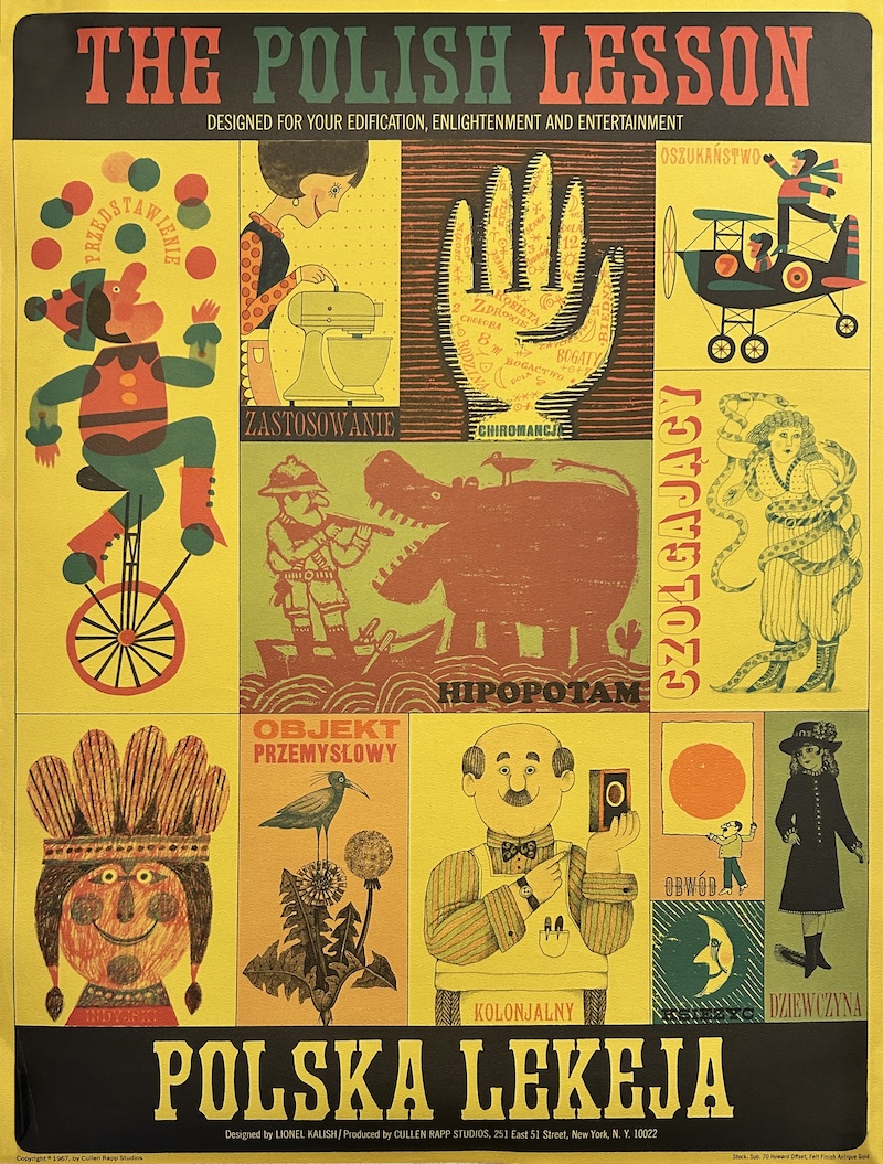 The Polish Lesson Lionel Kalish 1967 Poster