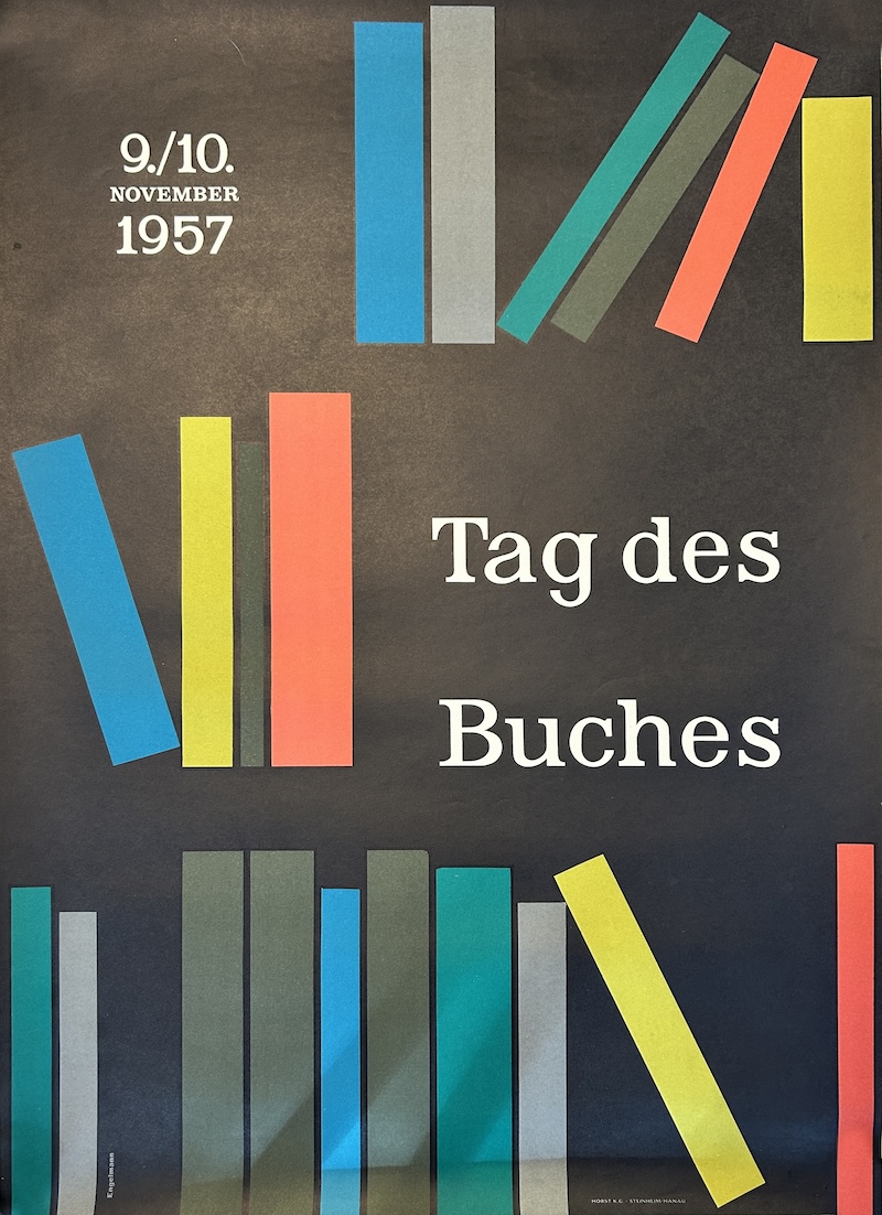 Book Day 1953 German Poster